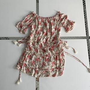 Off the shoulder floral dress